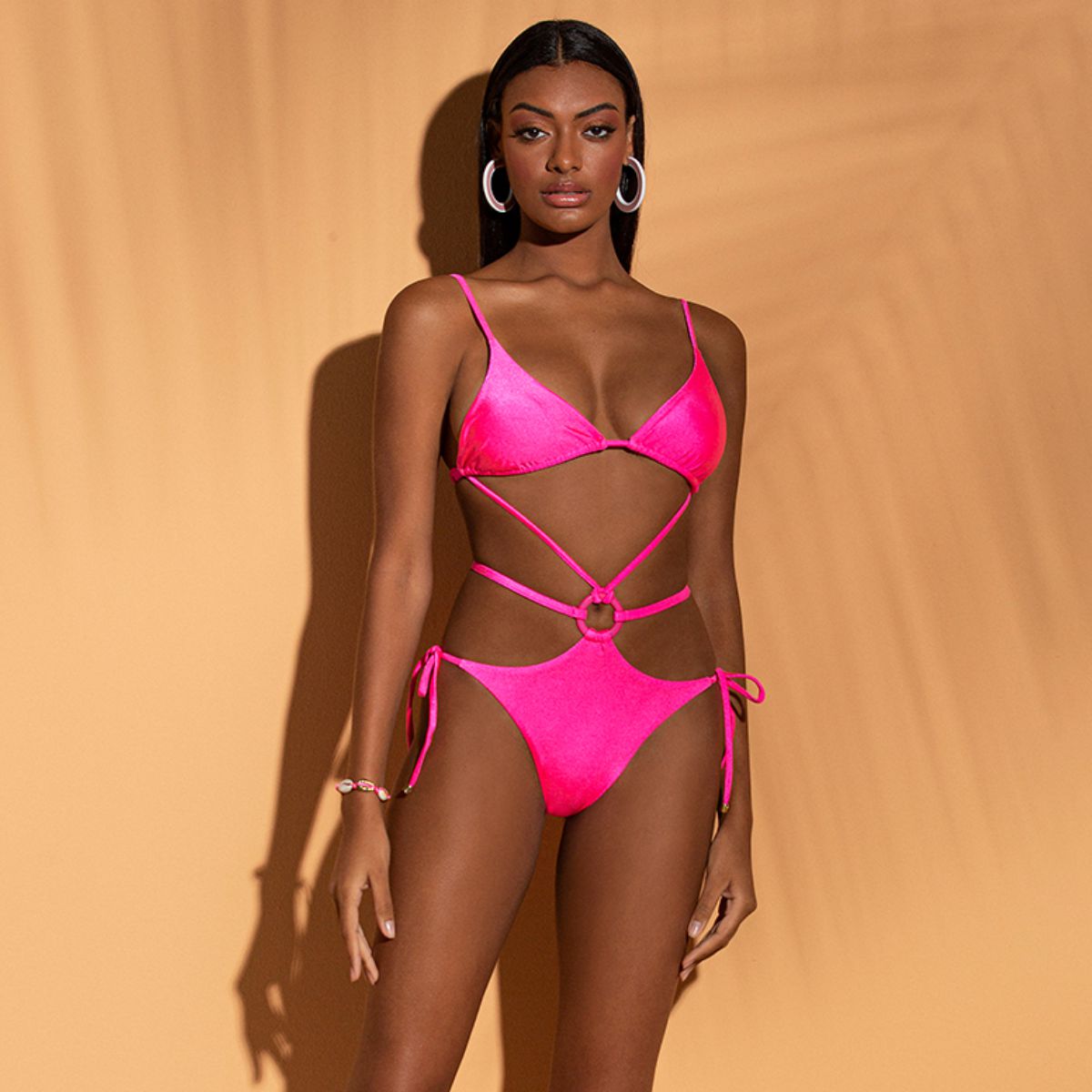 Bikini Neon Pink Top