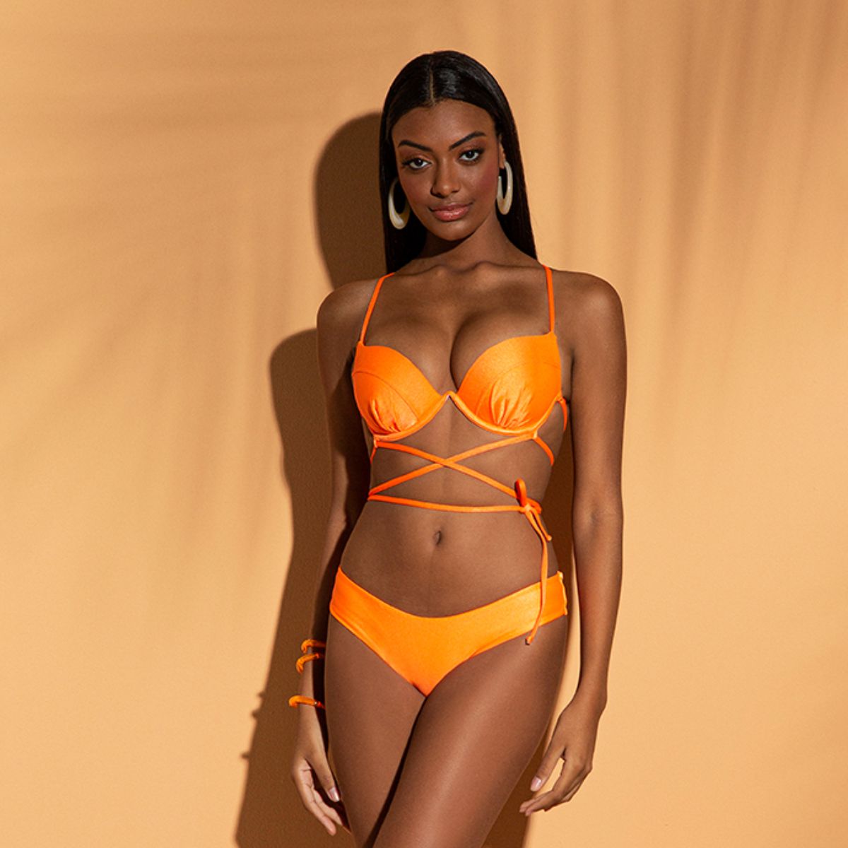 Bikini Neon Orange Top